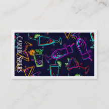 Events Bartender Business Cards