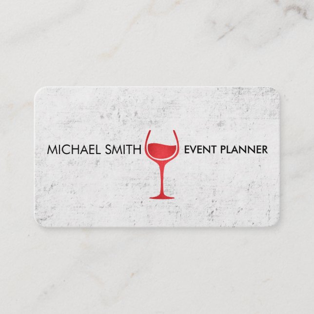 Events / Promotions / Glass Icon Business Card (Front)