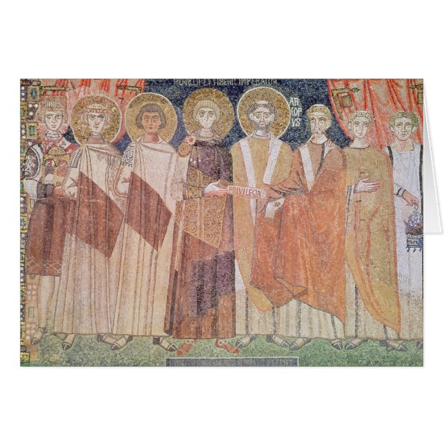 Évêque de octroi de Constantine IV privilèges (Devant horizontal)