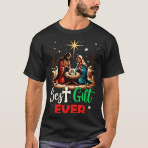 Ever Christmas Cool Jesus Nativity Scene Christian T-Shirt