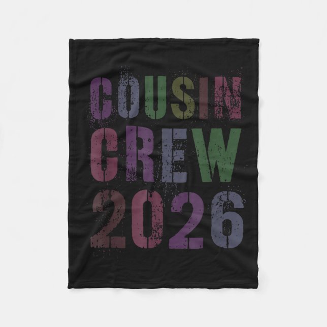 Ever Cousin Crew 2026 Boot Graphic Art Fleece Blanket (Front)