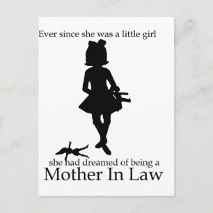 Ever since she was a little girl postcard