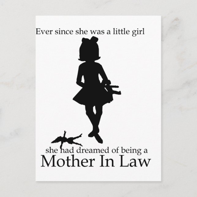 Ever since she was a little girl postcard (Front)