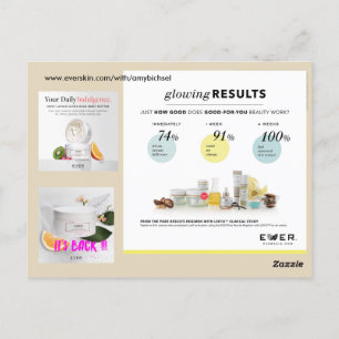 EVER Skincare postcard
