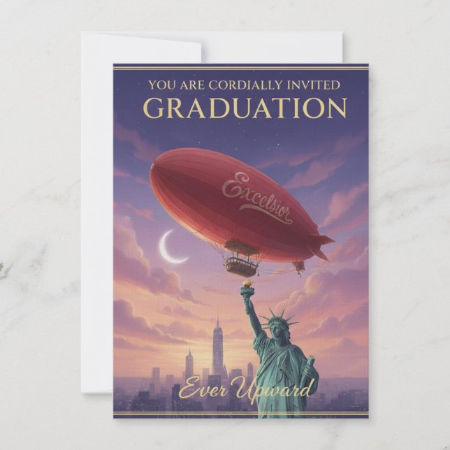 Ever Upward - Graduation Invitations (Front)