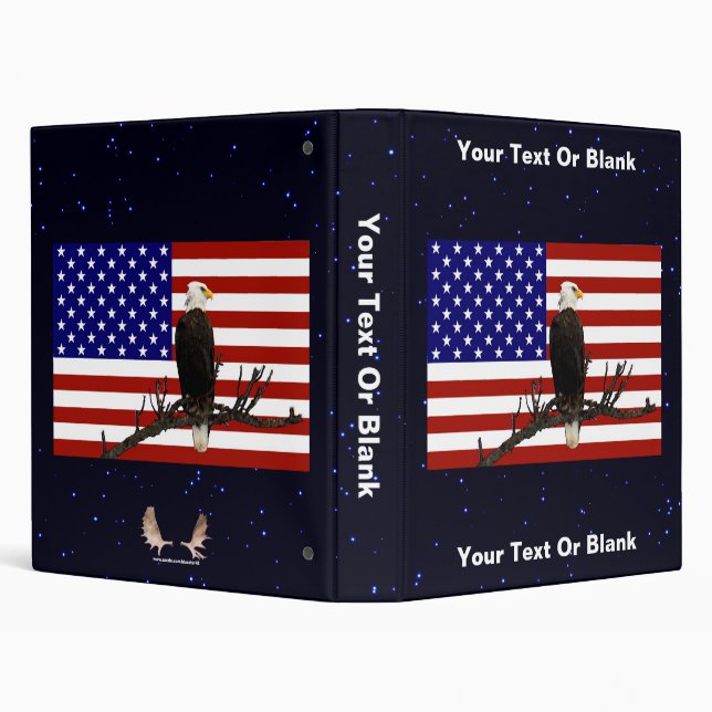 Ever Vigilant Bald Eagle Binder (Background)
