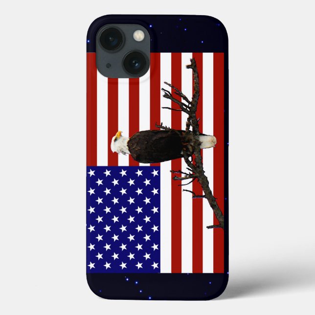 Ever Vigilant Bald Eagle Case-Mate iPhone Case (Back)