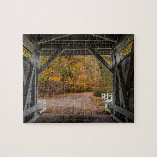 Everatt Road Covered Bridge Jigsaw Puzzle