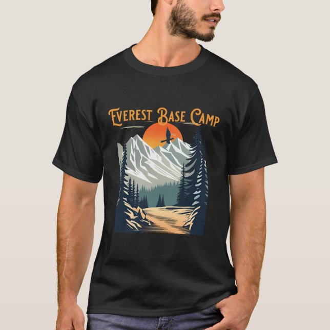 Everest Base Camp Hiking T-Shirt (Front)