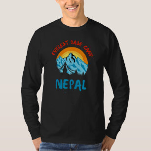 Everest Base Camp Nepal Climbing Hiking Mountains T-Shirt