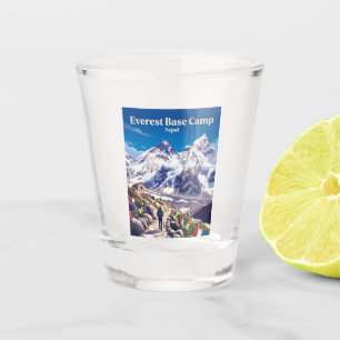 Everest Base Camp Trek Nepal Shot Glass