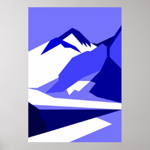 Everest - blue poster