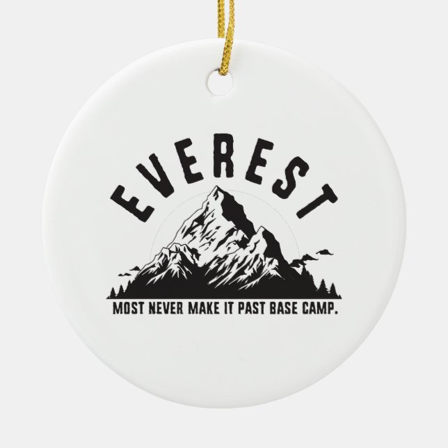 Everest Ceramic Ornament (Front)