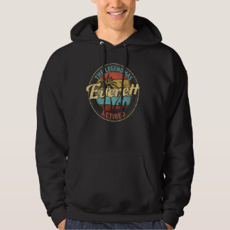 Everett Legend Has Retired Personalized Retirement Hoodie