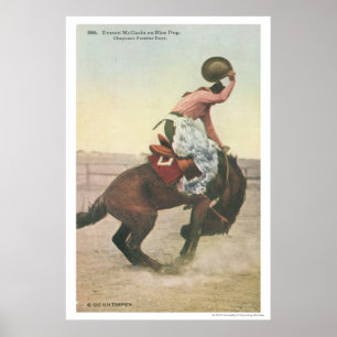 Everett McGucin on Blue Dog Cheyenne Frontier Days Poster