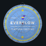 Everflow Dartboard<br><div class="desc">Increase your targeting accuracy with this unique dartboard. Although you scores won't translate directly into your media buying campaigns, it'll help you have some fun and relaxation while WFH or hanging out at the office with your colleagues.</div>