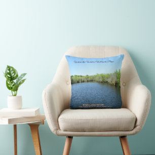 Everglades Escape - Family Journey Memory Throw Pillow