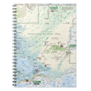 Everglades map notebook