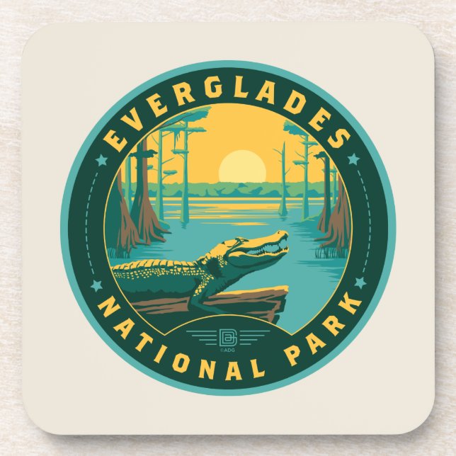 Everglades National Park Coaster (Front)