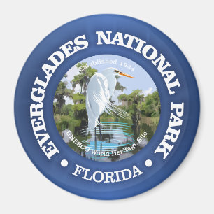 Everglades National Park (egret) Magnet