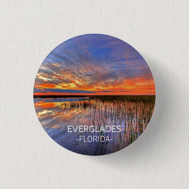 Everglades National Park Florida bucket list 1 Inch Round Button (Front)