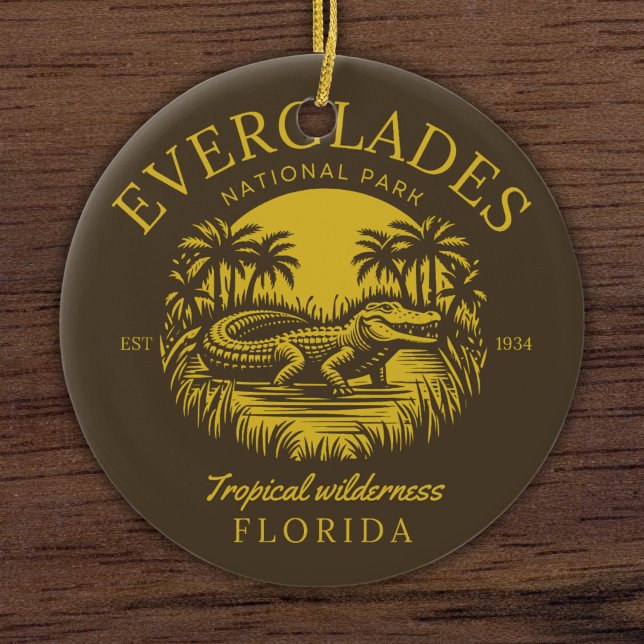 Everglades National Park Florida  Ceramic Ornament (Creator Uploaded)