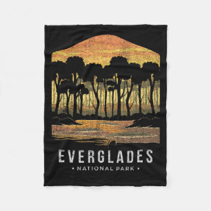 Everglades National Park Florida Fl Citrus State V Fleece Blanket