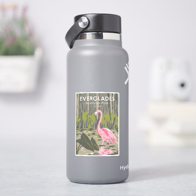 Everglades National Park Florida Flamingo Vintage (HydroFlask)