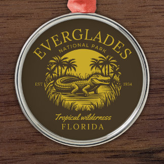 Everglades National Park Florida Metal Ornament