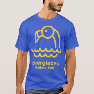 Everglades National Park Florida Minimalist Retro  T-Shirt