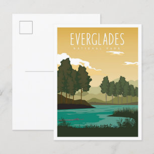 Everglades National Park Florida USA Travel Postcard
