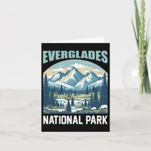 Everglades National Park Nature Hiking Outdoors Tr Card
