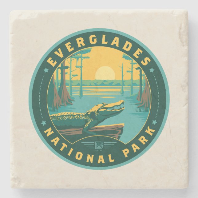 Everglades National Park Stone Coaster (Front)