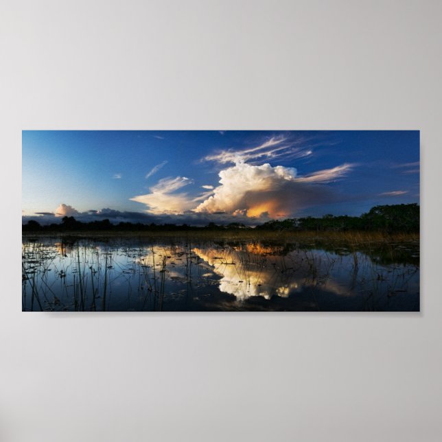 Everglades Storm Clouds Poster (Front)