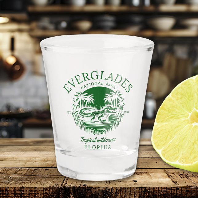 Everglades Wildlife Preserve, Florida Shot Glass (Creator Uploaded)