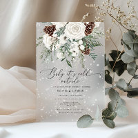 Evergreen Baby its cold outside baby shower