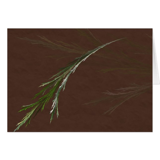 Evergreen Bough Card (Front Horizontal)