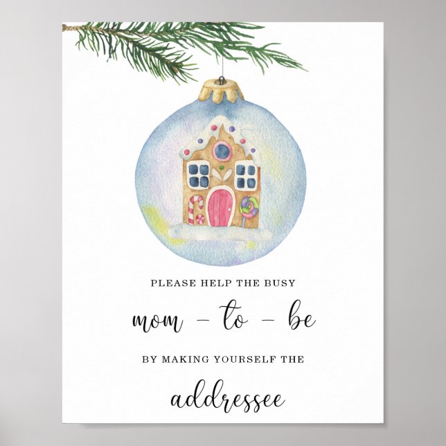 Evergreen branch - Help the Busy Mom Poster (Front)