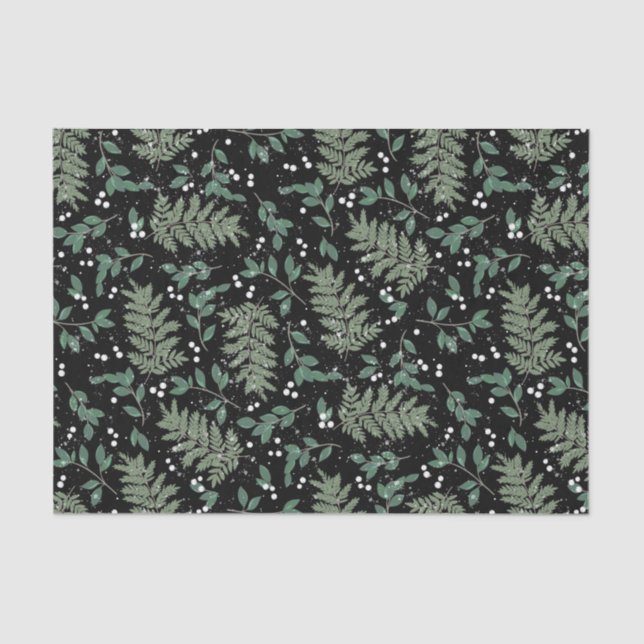 Evergreen Cheer Tissue Paper (Front)