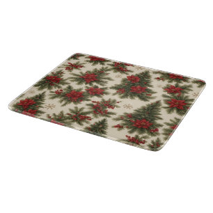 Evergreen Christmas Charm Cutting Board