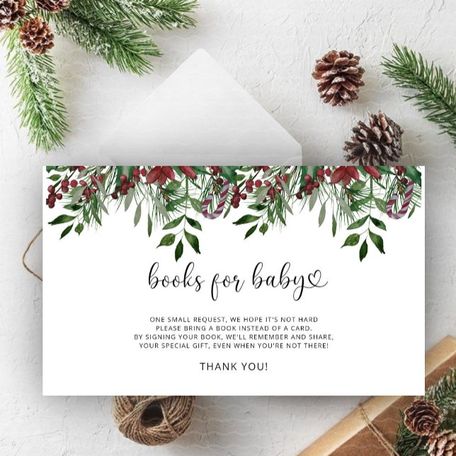 Evergreen Christmas snow books for baby Enclosure Card (Creator Uploaded)