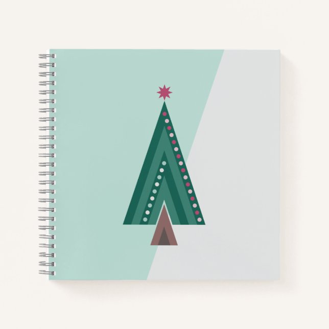 Evergreen Elegance Tree Notebook (Front)
