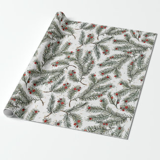 Evergreen Elegance Wrapping Paper