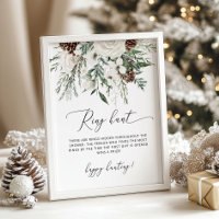 Evergreen elegant ring hunt bridal shower game