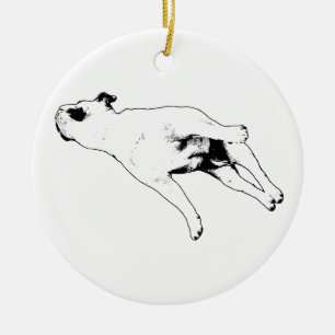 Evergreen Evening Ease Ceramic Ornament