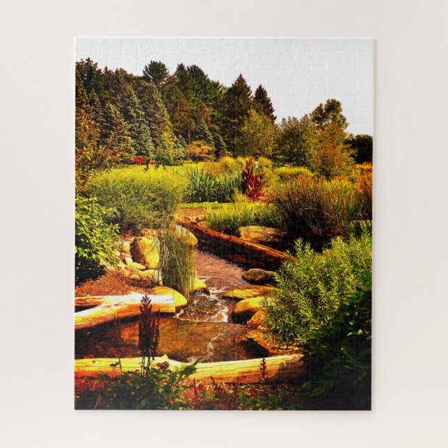 Evergreen Garden Jigsaw Puzzle (Vertical)