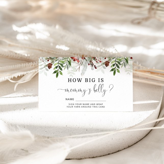 Evergreen how big is mommy's belly enclosure card (Creator Uploaded)