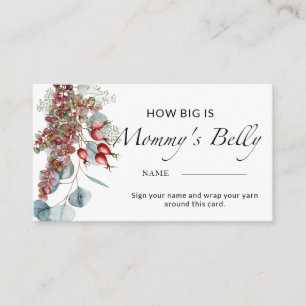 Evergreen how big is mommy's belly enclosure card