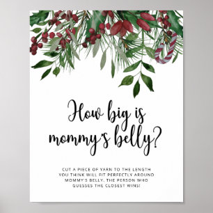 Evergreen how big is mommy's belly game poster