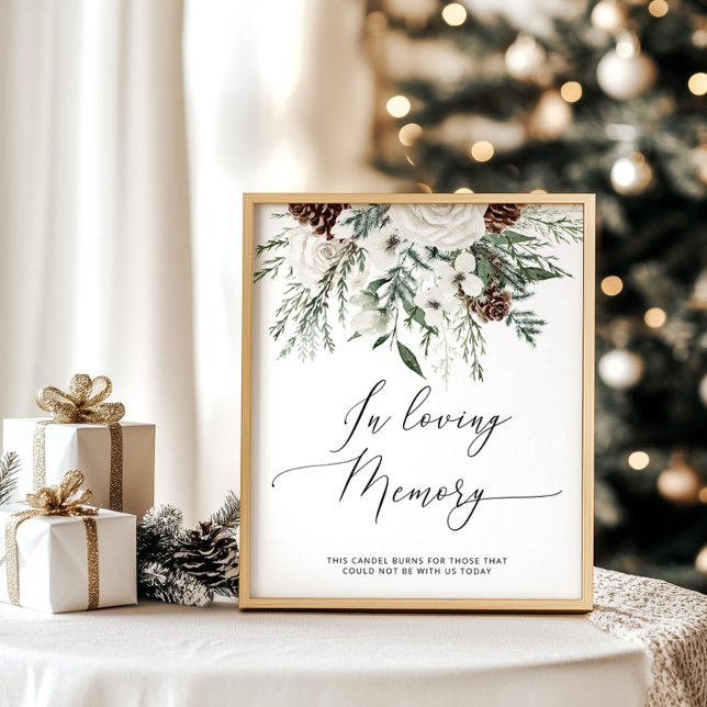 Evergreen in Loving memory wedding Poster (Creator Uploaded)